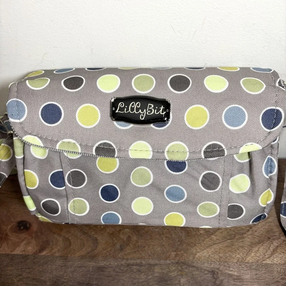Lillybit Compact Diaper Changing Bag Kit Wristlet Crossbody Safety 1st Baby Kit